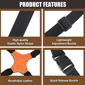Arnés Táctico para Binoculares 2026, Correa de Pecho para Caza y Observación de Aves, Correa Cruzada Ajustable de Nailon, Fabricada por Imra Impex - Product Image 4