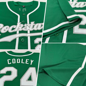 Camiseta de Béisbol Personalizada para Hombre y Jóvenes, Estilo con Botones, Uniforme de Equipo, Logotipo Bordado, Nombre, Número, Ropa Deportiva para Club - Product Image 3