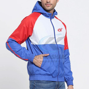 Breathable Eco-Friendly Men's Winter Windbreaker <b>Jacket</b> with Stand Collar Front Logo <b>Hooded</b> Casual Design at Reasonable Price - Product Image 3