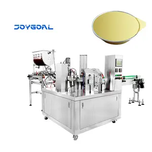 JOYGOAL High Speed Automatic Rotary Liquid Small Milk Yogurt Cup Filling Sealing Machine