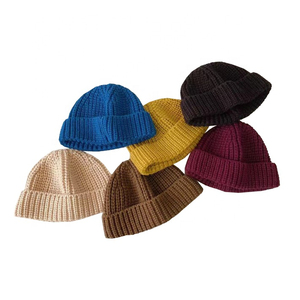 Wholesale Premium Rib Knit Classic Beanie Watch <b>Cap</b> Winter <b>Hat</b> OEM OEM Custom Heavy Ribbed Classic Beanie Vintage Fisherman - Product Image 5