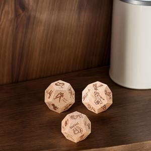 Dés en bois de haute qualité pour jeux de rôle, dés polyédriques en bois pour jeux de table professionnels, fournitures de jeux en gros - Product Image 2