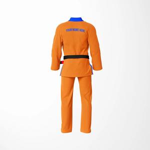 Traje de BJJ con diseño personalizado, tejido de algodón perlado, transpirable, ligero, uniforme de entrenamiento duradero, apto para hombres y mujeres, ropa de gimnasio. - Product Image 5