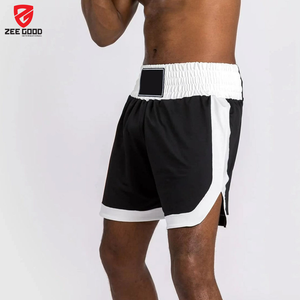 Shorts de combat personnalisés pour hommes, pour la boxe, le MMA, le BJJ, le grappling, le fitness, le Muay Thai, le kickboxing, les entraînements sans équipement (No-Gi), extensibles et légers - Product Image 3