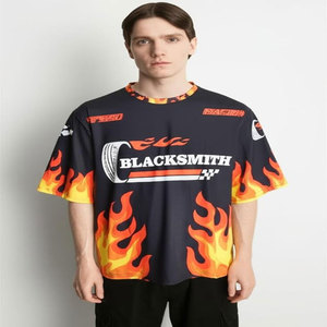 Camiseta de Verano de Moda, 230 g/m², 100% Lavado Ácido, Hombros Descubiertos, Manga Tres Cuartos, Estilo Vintage Urbano - Product Image 4