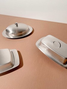 Premium Stainless Steel Butter Dish with Lid for <b>Kitchen</b> Storage - Product Image 3