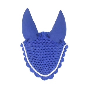 Cache-oreilles pour chevaux en acier inoxydable et maille, avec logo personnalisé, respirant, protection oculaire, pour l'été, filets d'oreille sur mesure (plusieurs tailles) - Product Image 1