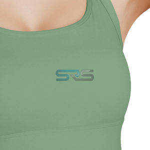 Nuevo Sujetador Deportivo Profesional Personalizado para Mujer, Transpirable, con Logotipo Frontal a Cuadros, de Alta Calidad, para Yoga, Running y Fitness, Todas las Tallas - Product Image 3