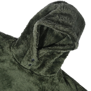 <b>Mens</b> <b>Sherpa</b> Fleece <b>Hoodie</b> Long Sleeve Warm Soft Casual Pullover Hooded Winter Comfortable Outdoor Sweatshirt Top Wear - Product Image 4