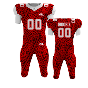 Conjunto de Uniforme de Fútbol Americano Personalizado, Jersey de Tela Twill Cosido y Pantalones con Protección Integrada, Sublimación Completa, Ropa para Equipo de Fútbol - Product Image 2
