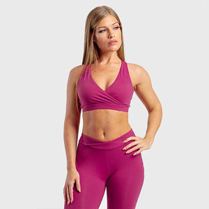 High Waist Yoga Leggings and Sports Bra <b>Set</b> Seamless Workout <b>Gym</b> Clothing Fitness Apparel for Women OEM ODM Wholesale - Product Image 1