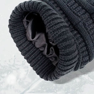 Gorro de Punto Grueso con Logotipo Personalizado, Gorro de Invierno Cálido y Suave, Gorro de Punto Térmico para Exteriores, Unisex, para Hombre y Mujer - Product Image 5