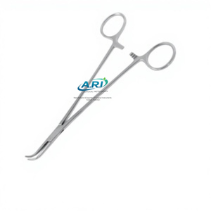 Pinzas Overholt de 21 cm, Instrumento Hemostático Curvo de Acero Inoxidable Premium para Uso Quirúrgico - Product Image 1