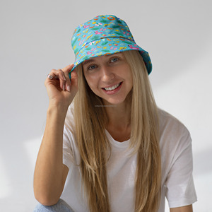 Wholesale Custom Cotton Bucket Hat Winter Fashion Printing with Cartoon Pattern and Embroidered Logo for Daily Use - Product Image 5