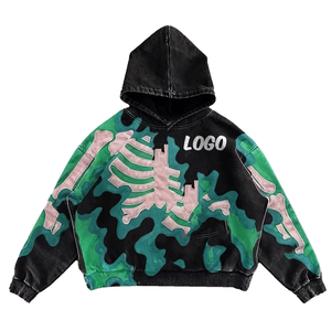 Wholesale french terry hoodie oversized hoodie custom hoodie OEM Manufacturing for US Retailers - Product Image 1