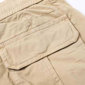 Pantalones Cortos Cargo Lisos Hechos a Medida, Pantalones Deportivos, Ropa de Trabajo, Ropa Urbana para Hombre, Ropa de Pesca, Pantalones Cortos Cargo con Múltiples Bolsillos, Transpirables - Product Image 3