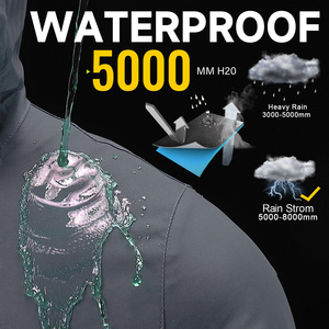 Survêtement de pluie léger personnalisable de haute qualité pour hommes, streetwear avec logo personnalisé sur le devant, survêtement de pluie personnalisable - Product Image 6