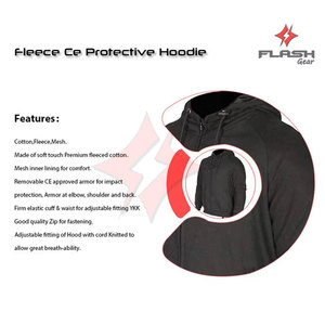 Sudadera con Capucha de Forro Polar para Motocicleta, Diseño Personalizado, Unisex, Reforzada, con Protección CE, Transpirable, Informal, para Motociclistas - Product Image 4