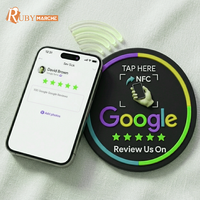 Tarjeta de PVC Personalizada con NFC y RFID, Mini Etiqueta con Función de Pago, Tarjeta de Reseña Comercial con Código QR para Uso en Hoteles y Tarjetas de Regalo, y para la Interacción con el Cliente
