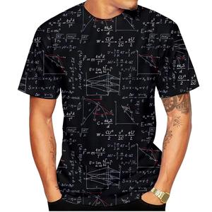 T-shirts en tricot pour hommes avec impression graphique sur toute la surface, sublimation, légers, respirants, séchage rapide, motif personnalisé - Product Image 4