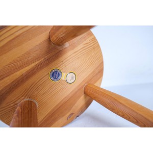 Pine Wood Sculptural <b>Stool</b> Geometric Design Wholesale Moradabad India - Product Image 1