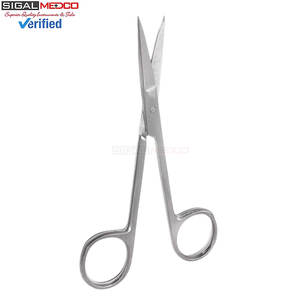 Tijeras de Precisión para Microdisecación Iris, Punta Fina, Rectas, de Acero Inoxidable, Instrumentos Quirúrgicos Manuales, Certificación CE - Product Image 6