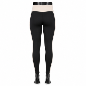 Leggings de sport pour femmes de haute qualité, sans couture, taille haute, avec cordon de serrage, couleur unie, longueur intégrale - Product Image 5