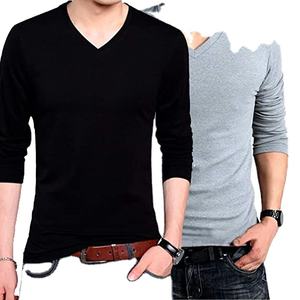 Camiseta de manga larga de moda para hombre de la mejor calidad, precio premium barato, 100% algodón, superventas, venta al por mayor, calidad de exportación OEM - Product Image 2