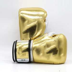 Professional Adult Leather Boxing Gloves Kickboxing Training Stretch Waterproof Non-Slip Comfortable <b>Hook</b> Loop Closure - Product Image 3