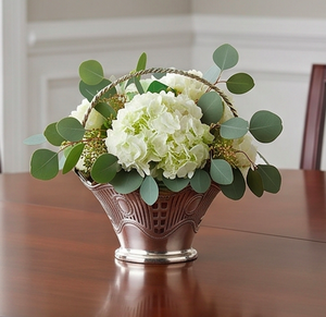 Elegante Cesta Decorativa Plateada con Asa Trenzada, Perfecta para Servir Dulces, Guardar Accesorios, Bodas y Hogar - Product Image 6