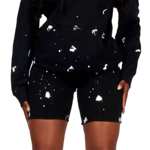 Ensemble 2 pièces vintage pour femme : short en dentelle, spandex/coton, respirant, séchage rapide, imperméable, anti-boulochage, coupe ajustée hiver - Product Image 6