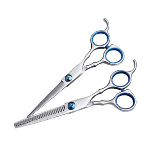 Tijeras Profesionales de Acero Inoxidable para Salón de Belleza para Hombres y Mujeres - Tijeras Plegables para Adelgazar el Cabello para Barbería y Salón de Belleza - Product Image 1