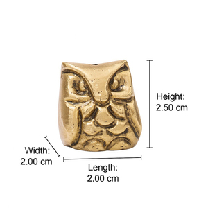 Antique Golden Brass Wise Owl Incense <b>Stick</b> Holder Brass Owl Incense Incense <b>Stick</b> Holder Aromatherapy <b>Diffuser</b> for Home Office - Product Image 3