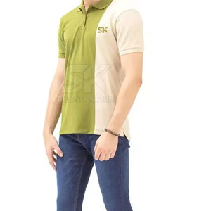 Camiseta Polo de Color Liso para Hombre, Uso Casual y de Moda para Exteriores, Camiseta Polo de Color Liso para Hombre con Diferentes Diseños para Uso en Verano - Product Image 5