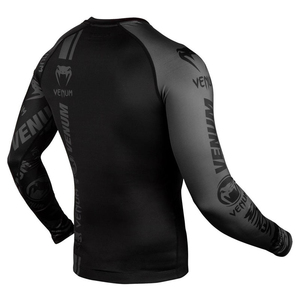 T-shirt de compression à manches longues pour homme, imprimé sur mesure, noir, léger, séchage rapide, extensible dans quatre directions, coupe ajustée, performance, entraînement - Product Image 4