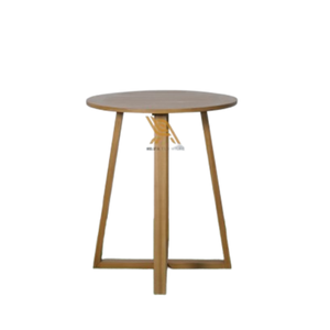 Table basse de style minimaliste moderne pour petite maison, en bois de teck, pour la décoration intérieure - Product Image 1