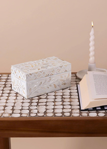 Boho Mosaic Inlay Decorative Storage <b>Box</b> Mother Of Pearl Geometric Jewelry Organizer <b>Box</b> Luxury Home Decor <b>Vanity</b> Accessories - Product Image 5