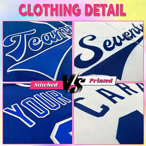 เสื้อเบสบอลแบบครอปสีน้ำเงิน-2 สำหรับผู้หญิง สามารถปรับแต่งชื่อทีมและหมายเลขได้ เหมาะสำหรับผู้เล่นซอฟต์บอล แฟนคลับ และครอบครัว - Product Image 3