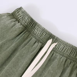 Conjunto Personalizado para Hombre, Fabricante, 2 Piezas, Camiseta de Algodón de 220 GSM, Pantalones Cortos Cargo, Talla Grande, OEM, Etiqueta Privada al por Mayor - Product Image 6