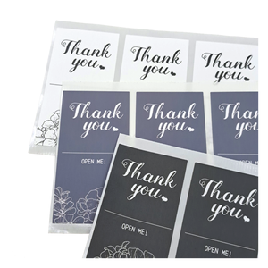 100PCs Lovely Round Thank You Seal Sticker - Product Image 5