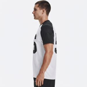 Camiseta de Fútbol Americano Personalizada con Nombre y Número, Camiseta de Fútbol Americano OEM para Hombre, Camisetas Deportivas con Cuello Redondo - Product Image 3