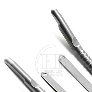 Raspador Óseo Quirúrgico Manual, Instrumento Dental de Acero Inoxidable, Herramienta de Precisión para Recolección de Hueso, Borde de Raspado Fino, Certificado CE - Product Image 6