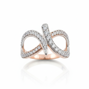 Anillo de Oro Original de 22 Quilates para Mujer, Acabado Brillante, para Compromisos, Ceremonias, Eventos Nupciales, Ocasiones Festivas y Uso Diario - Product Image 2