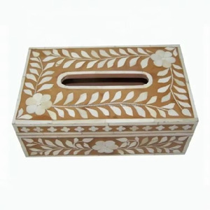 Best Quality Tissue Box Organizer with Compartment <b>for</b> Remote <b>Control</b> <b>Phone</b> and Accessories Perfect Available In Bulk Quantity - Product Image 2