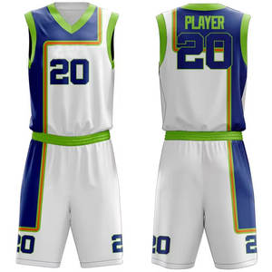 Uniforme de Baloncesto Personalizable al por Mayor con Tela Transpirable Estampada, Diseño Profesional, Etiquetas y Colores Personalizados - Product Image 1
