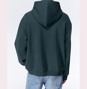 Sweat à capuche unisexe en molleton 100 % coton de qualité supérieure, coupe décontractée, style streetwear, avec options de logo personnalisé et broderie 2026 - Product Image 4