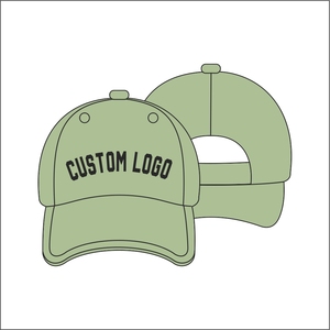 Custom Logo Baseball <b>Cap</b> 6 Panel Adjustable Cotton Dad <b>Hat</b> Unisex Casual Style Front Embroidery - Product Image 5