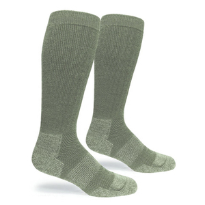 Último Modelo de Calcetines de Algodón y Fibra de Bambú hasta la Pantorrilla, Absorbentes de Sudor, Tejidos, Casuales, Color Verde Otoño - Product Image 1