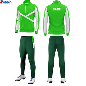 Conjunto de chándal deportivo personalizado con media cremallera para hombre, ideal para correr, fútbol y entrenamiento, mantiene el calor. - Product Image 5