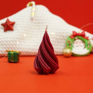 Handmade Soy Wax <b>Christmas</b> <b>Tree</b> <b>Candle</b> Modern Holiday Aromatherapy Scented Decor Gift for New Year Home Decoration - Product Image 1